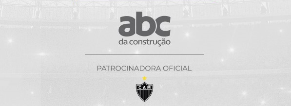 Imagem de patrocínio do Atlético Mineiro com a ABC da Construção